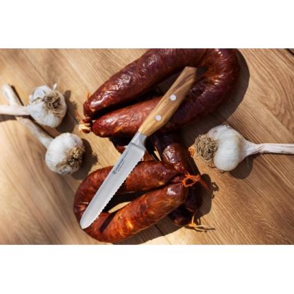 Wüsthof - Kitchen bread knife AMICI 14 cm olive wood