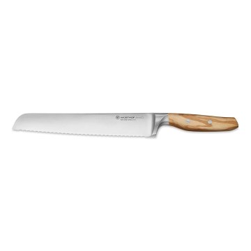 Wüsthof - Kitchen bread knife AMICI 23 cm olive wood