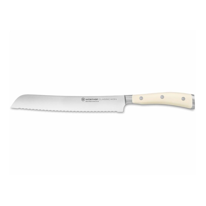Wüsthof - Kitchen bread knife CLASSIC IKON 20 cm creamy