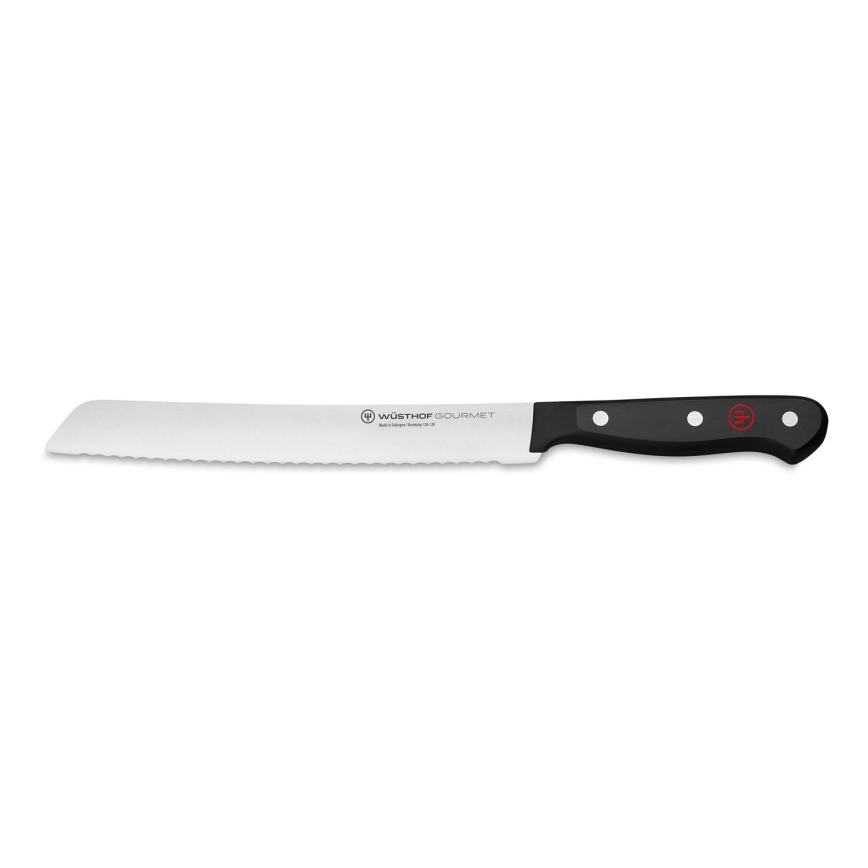 Wüsthof - Kitchen bread knife GOURMET 20 cm black