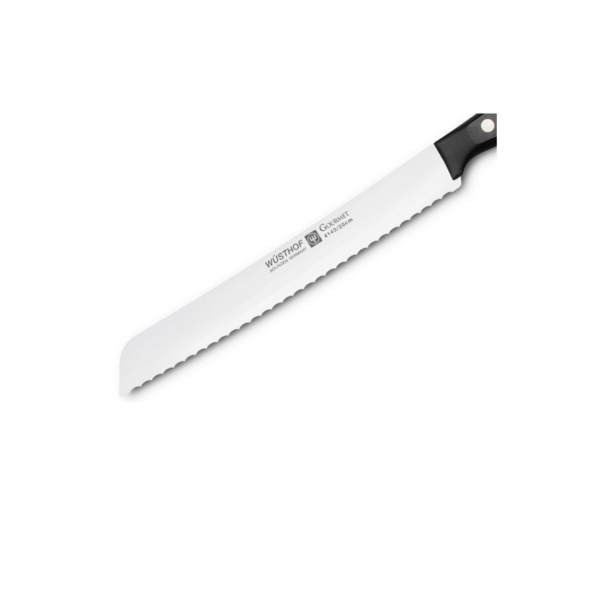 Wüsthof - Kitchen bread knife GOURMET 20 cm black