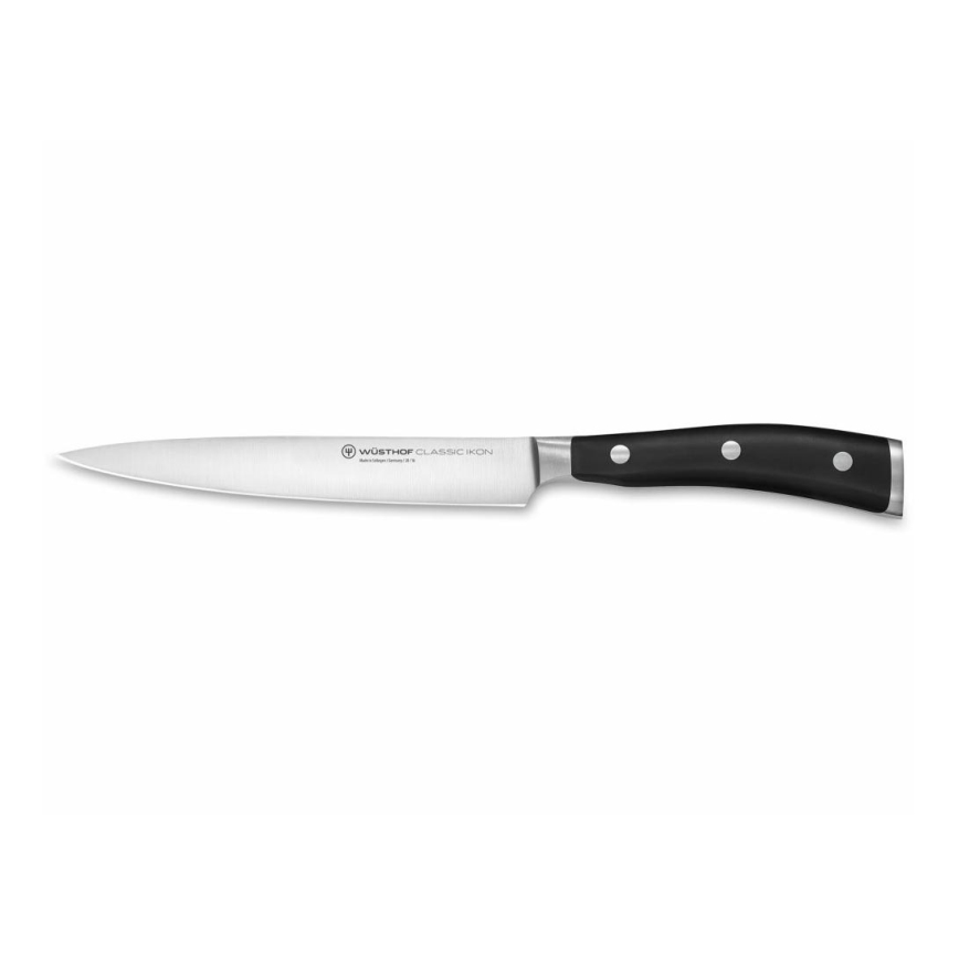 Wüsthof - Kitchen knife for ham CLASSIC IKON 16 cm black
