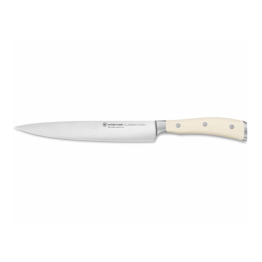 Wüsthof - Kitchen knife for ham CLASSIC IKON 20 cm creamy