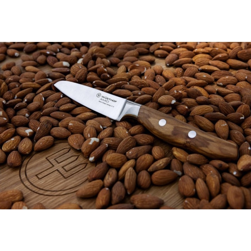 Wüsthof - Kitchen knife for vegetables AMICI 9 cm olive wood