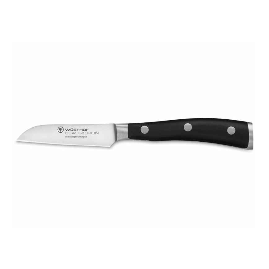 Wüsthof - Kitchen knife for vegetables CLASSIC IKON 8 cm black