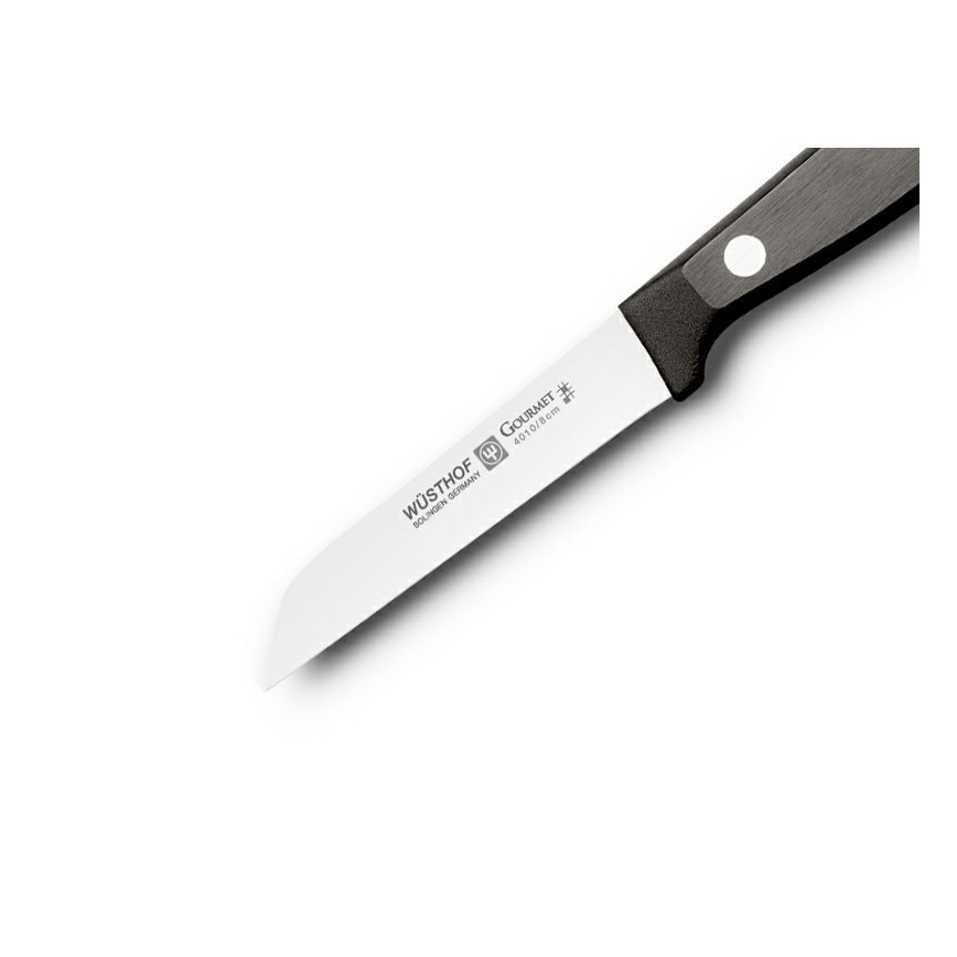 Wüsthof - Kitchen knife for vegetables GOURMET 8 cm black