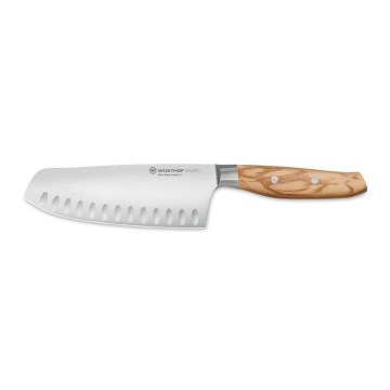 Wüsthof - Kitchen knife santoku AMICI 17 cm olive wood