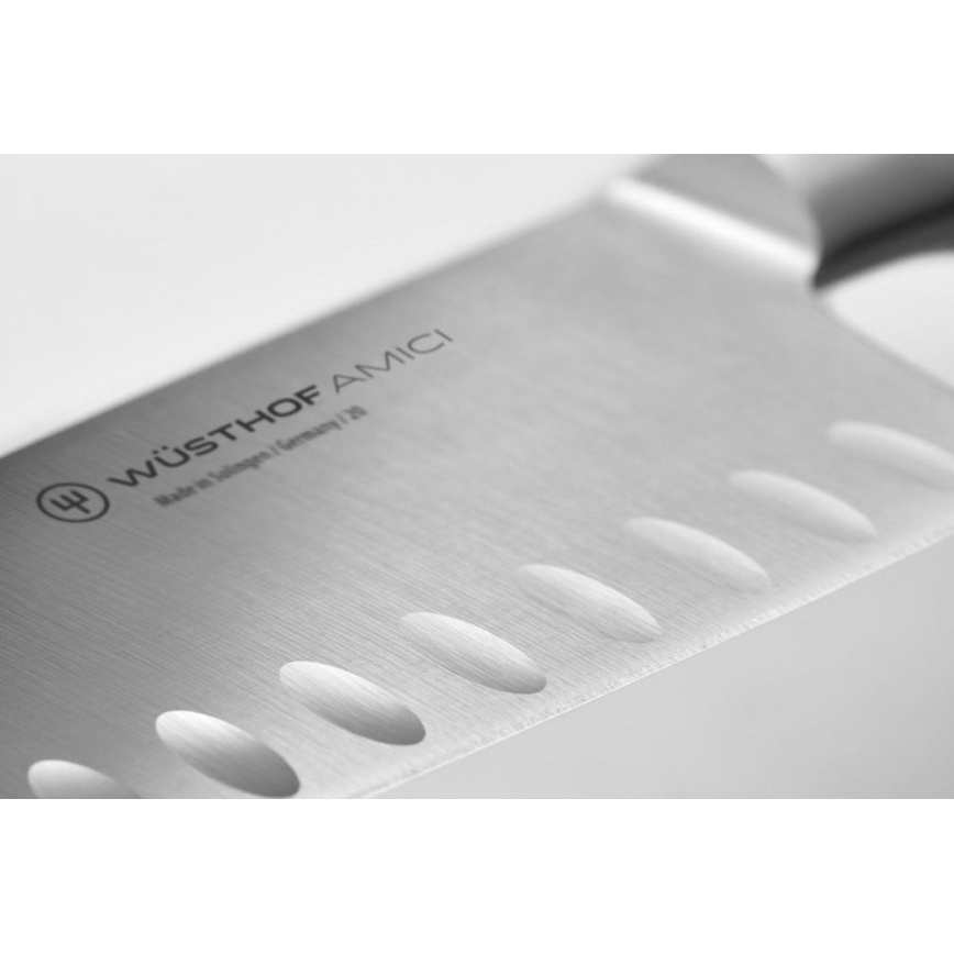 Wüsthof - Kitchen knife santoku AMICI 17 cm olive wood