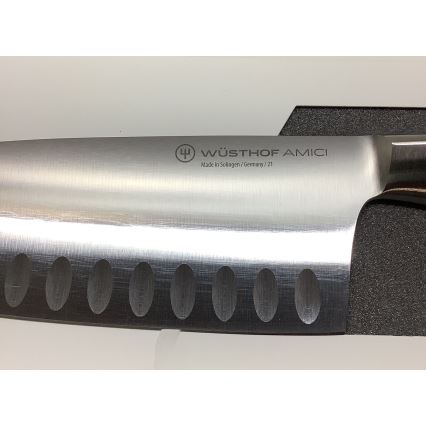 Wüsthof - Kitchen knife santoku AMICI 17 cm olive wood