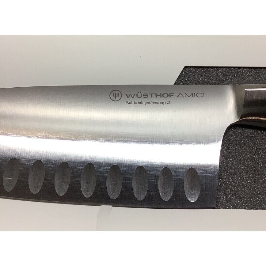 Wüsthof - Kitchen knife santoku AMICI 17 cm olive wood