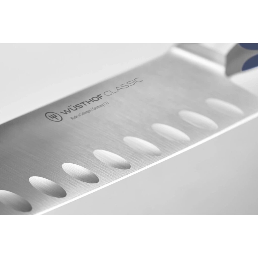 Wüsthof - Kitchen knife santoku CLASSIC COLOUR 17 cm blue