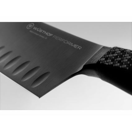Wüsthof - Kitchen knife santoku PERFORMER 17 cm black