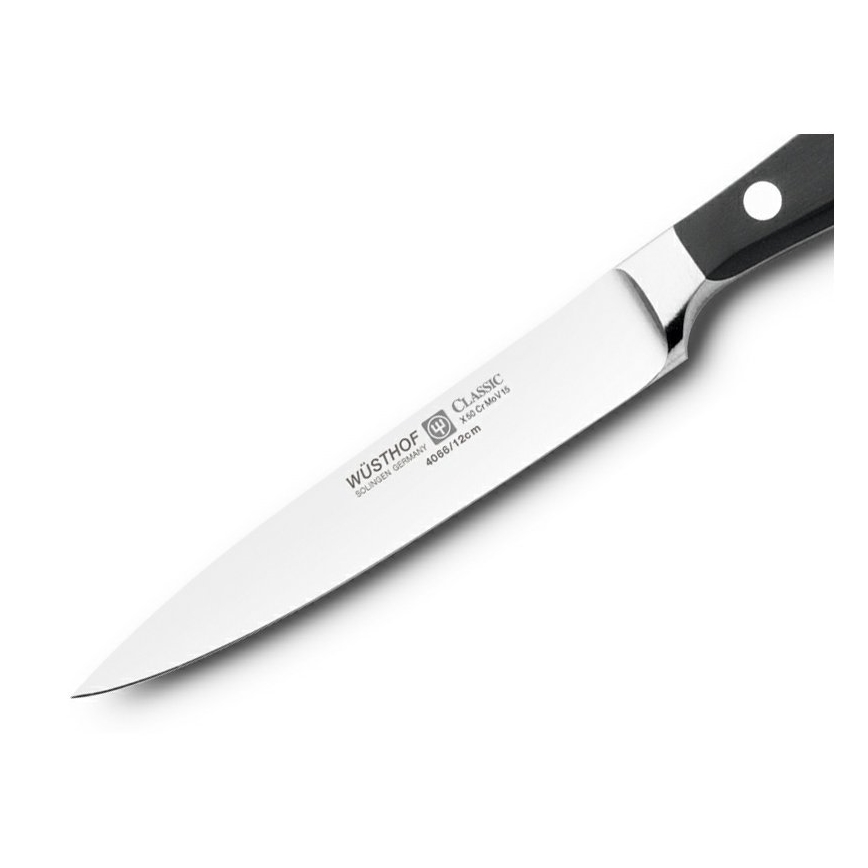 Wüsthof - Kitchen paring knife CLASSIC 12 cm black