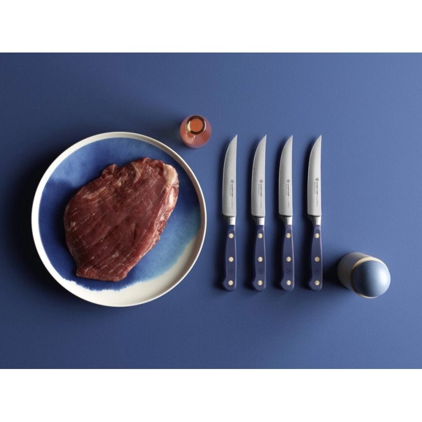 Wüsthof - Kitchen steak knife CLASSIC COLOUR 12 cm blue