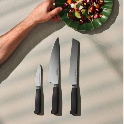Wüsthof - PARTNER 3-Piece Kitchen Knife Set, Black