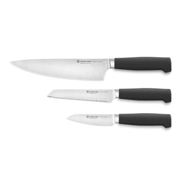 Wüsthof - PARTNER 3-piece Kitchen Knife Set in Black