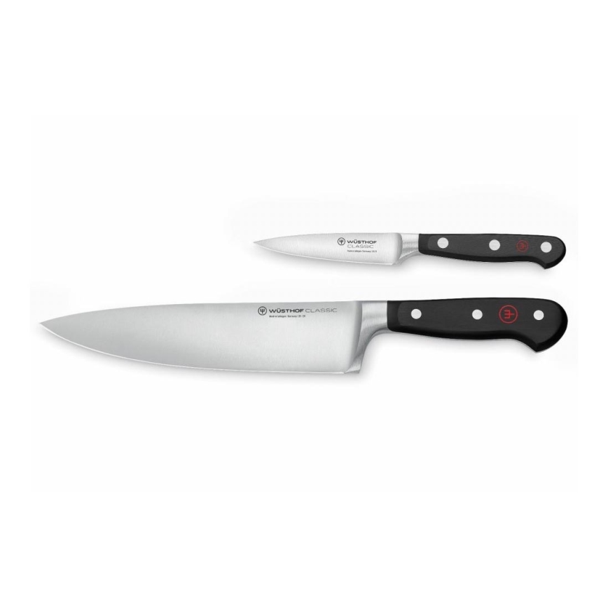 Wüsthof - Set of kitchen knives CLASSIC 2 pcs black