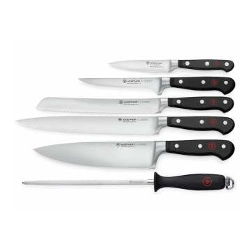 Wüsthof - Set of kitchen knives CLASSIC 6 pcs black