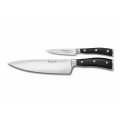 Wüsthof - Set of kitchen knives CLASSIC IKON 2 pcs black