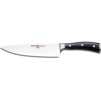 Wüsthof - Set of kitchen knives CLASSIC IKON 3 pcs black