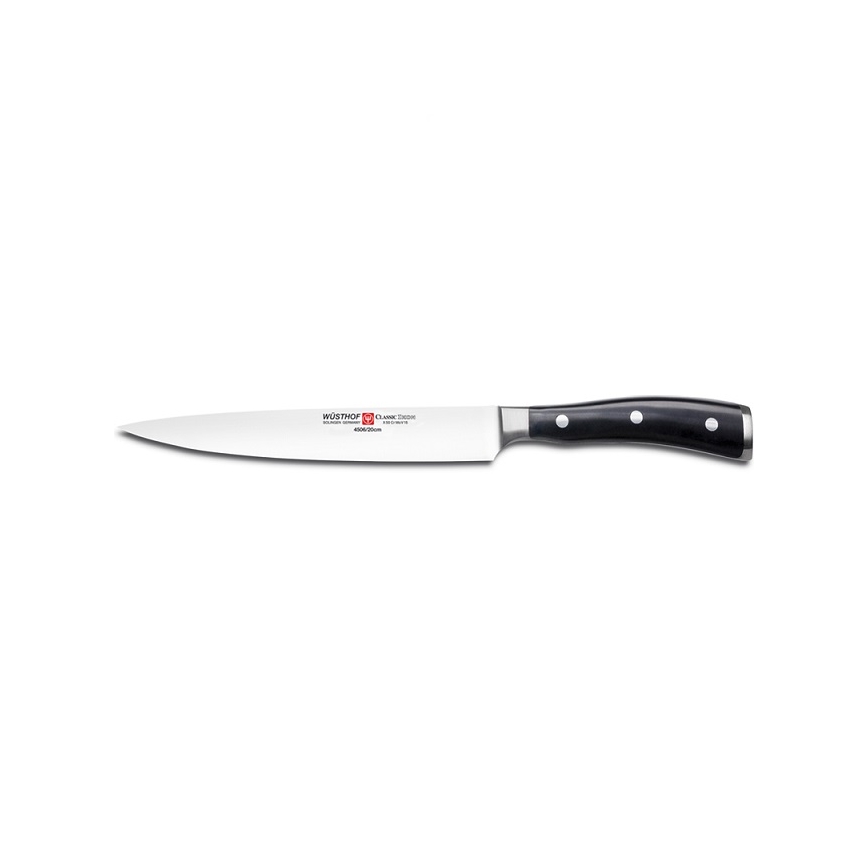 Wüsthof - Set of kitchen knives CLASSIC IKON 3 pcs black