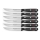Wüsthof - Set of kitchen knives for steak GOURMET 6 pcs black