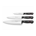 Wüsthof - Set of kitchen knives GOURMET 3 pcs black