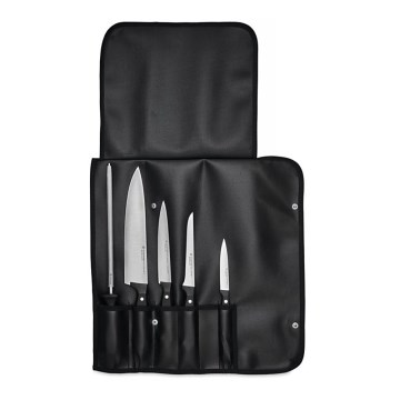 Wüsthof - Set of kitchen knives GOURMET 6 pcs black