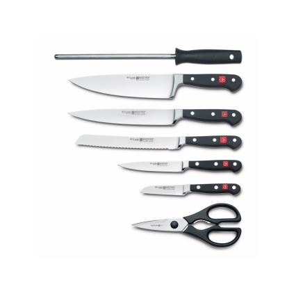 Wüsthof - Set of kitchen knives in a stand CLASSIC 8 pcs ash/beige