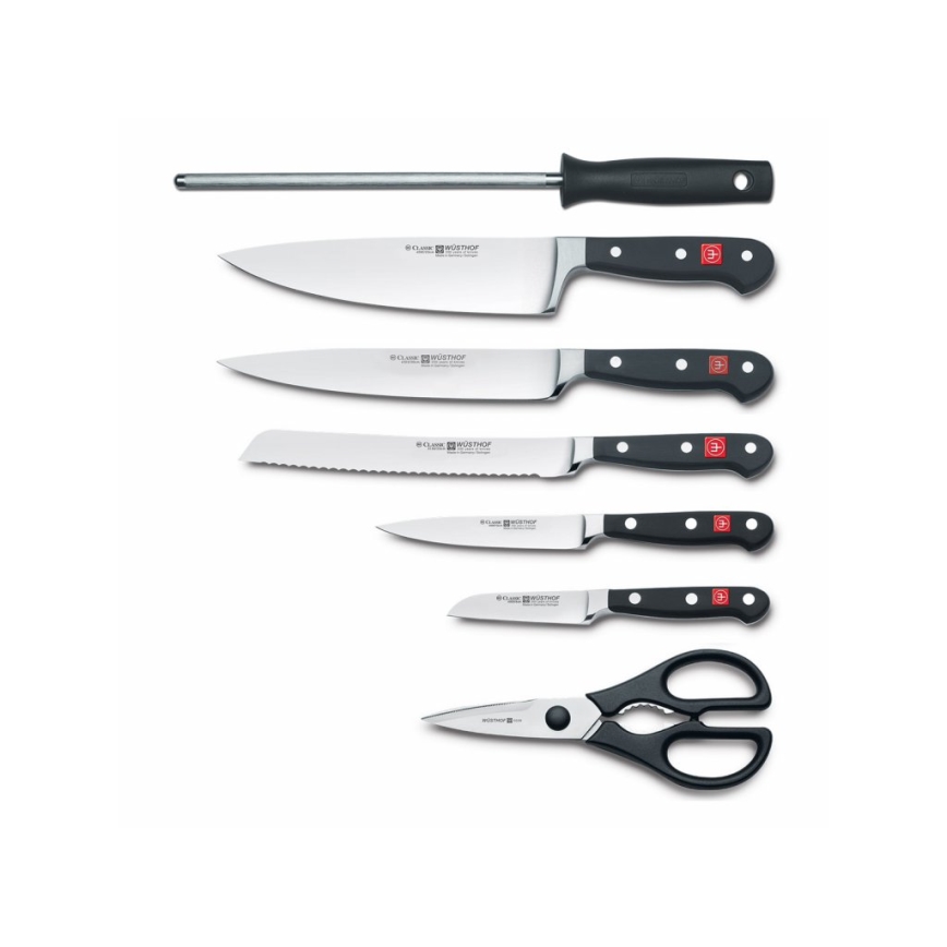 Wüsthof - Set of kitchen knives in a stand CLASSIC 8 pcs ash/beige