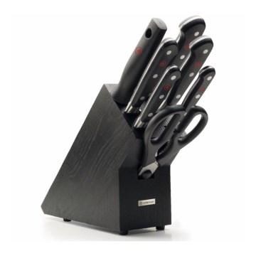 Wüsthof - Set of kitchen knives in a stand CLASSIC 8 pcs ash/black