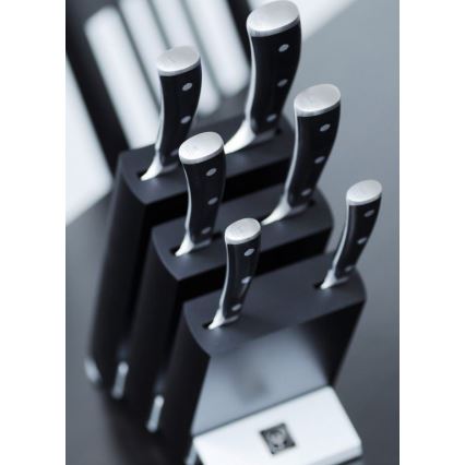 Wüsthof - Set of kitchen knives in a stand CLASSIC IKON 7 pcs ash/black