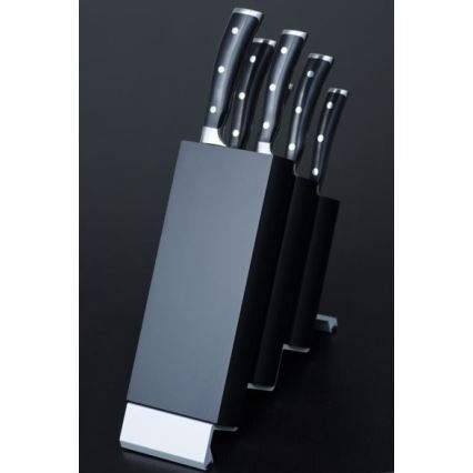 Wüsthof - Set of kitchen knives in a stand CLASSIC IKON 7 pcs ash/black