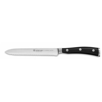 Wüsthof - Set of kitchen knives in a stand CLASSIC IKON 7 pcs ash/black