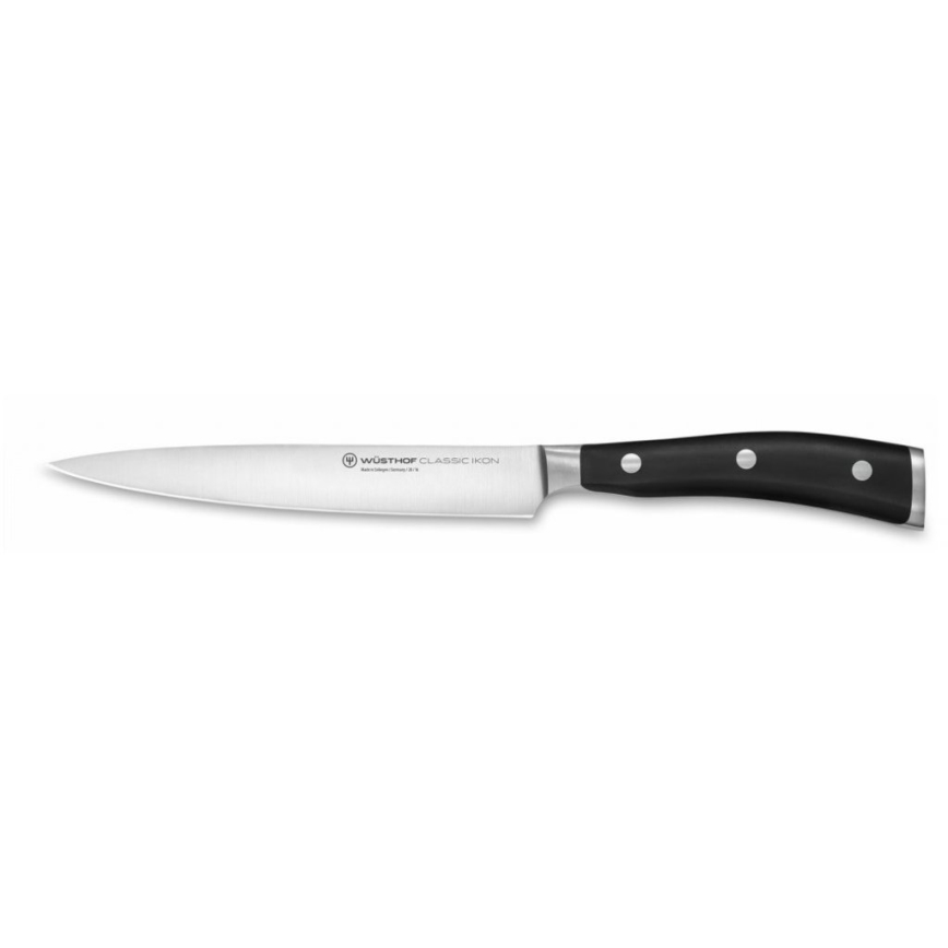 Wüsthof - Set of kitchen knives in a stand CLASSIC IKON 7 pcs ash/black