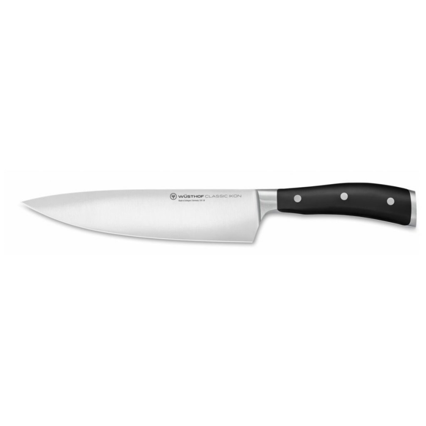 Wüsthof - Set of kitchen knives in a stand CLASSIC IKON 7 pcs ash/black