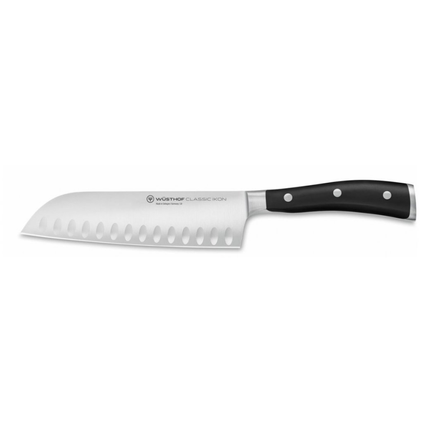 Wüsthof - Set of kitchen knives in a stand CLASSIC IKON 7 pcs ash/black