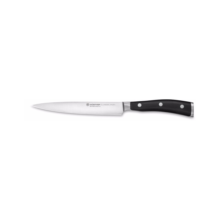 Wüsthof - Set of kitchen knives in a stand CLASSIC IKON 8 pcs ash/black