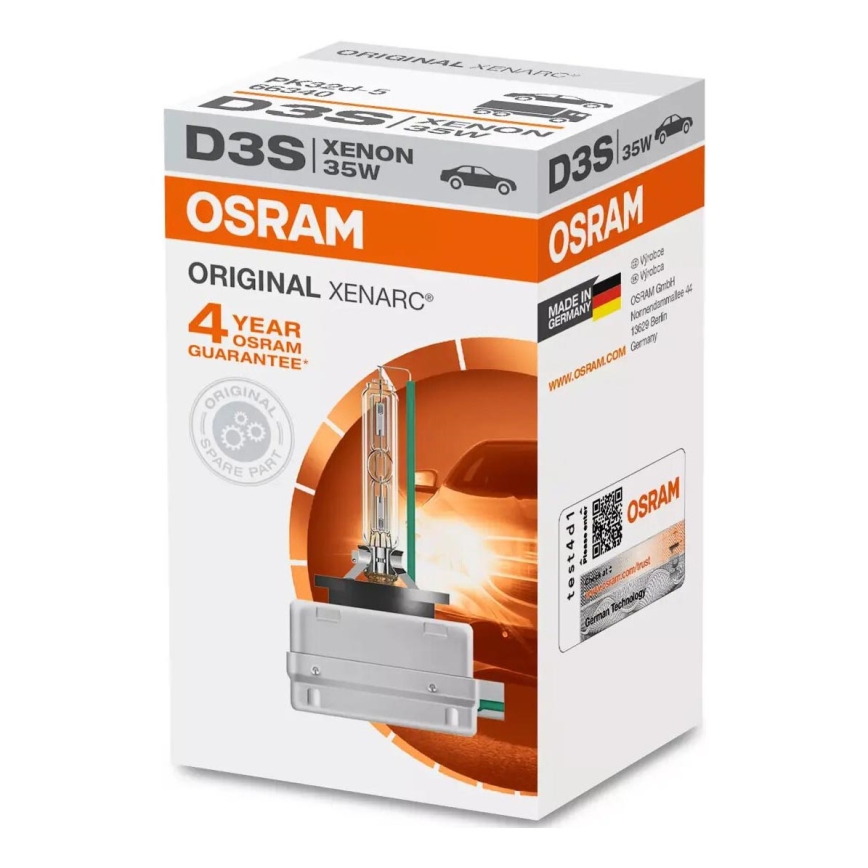 Xenon car bulb D3S PK32d-5/35W/85V 4150K - Osram