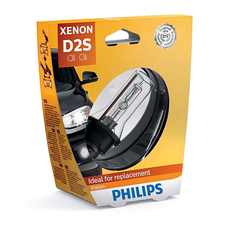 Xenon car bulb Philips XENON VISION 85122VIS1 D2S 35W/12V 4600K