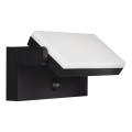 XERTO LED 20W Outdoor Wall Light with Motion and Dusk Sensor, 230V, 3000/4000/6500K, IP44, Black