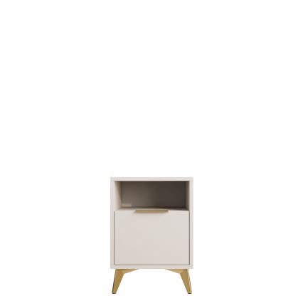 XYLIX Bedside Table, 60 x 44 cm, Beige