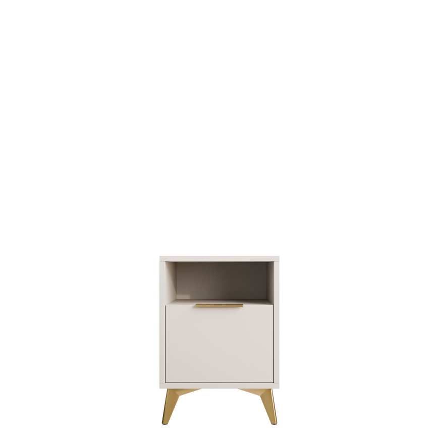 XYLIX Bedside Table, 60 x 44 cm, Beige