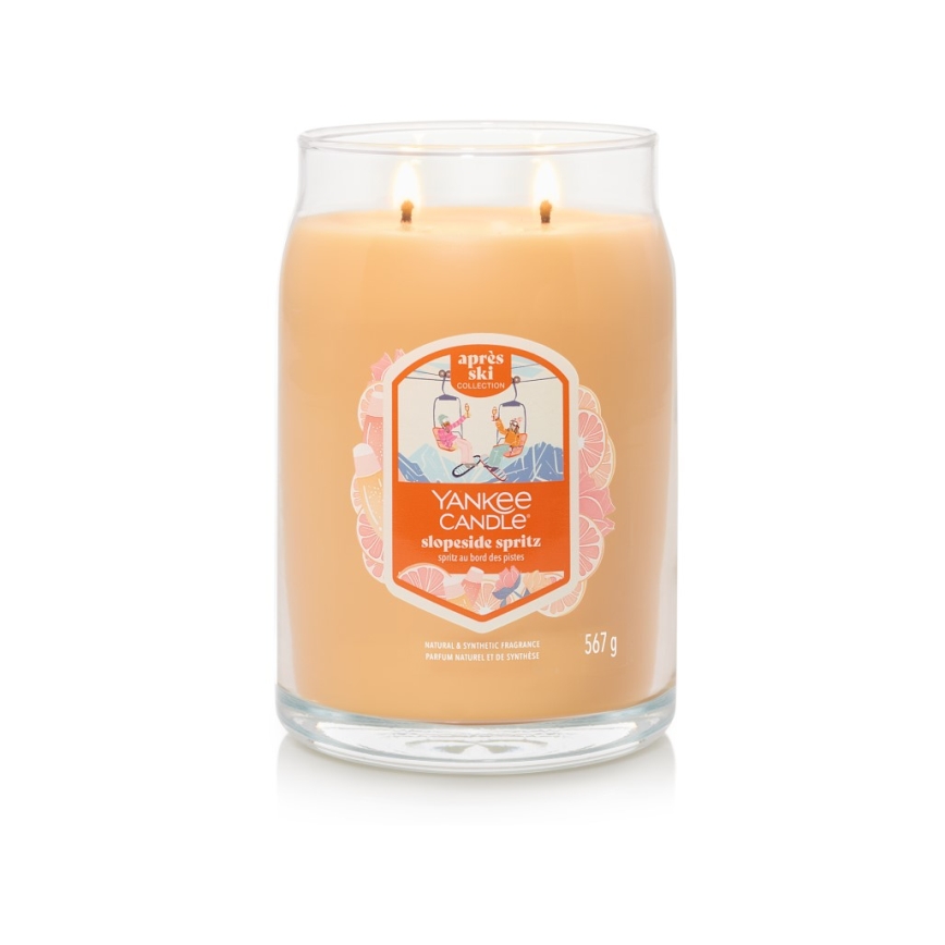 Yankee Candle - Large Scented Candle SLOPESIDE SPRITZ 567g 60-90 hours