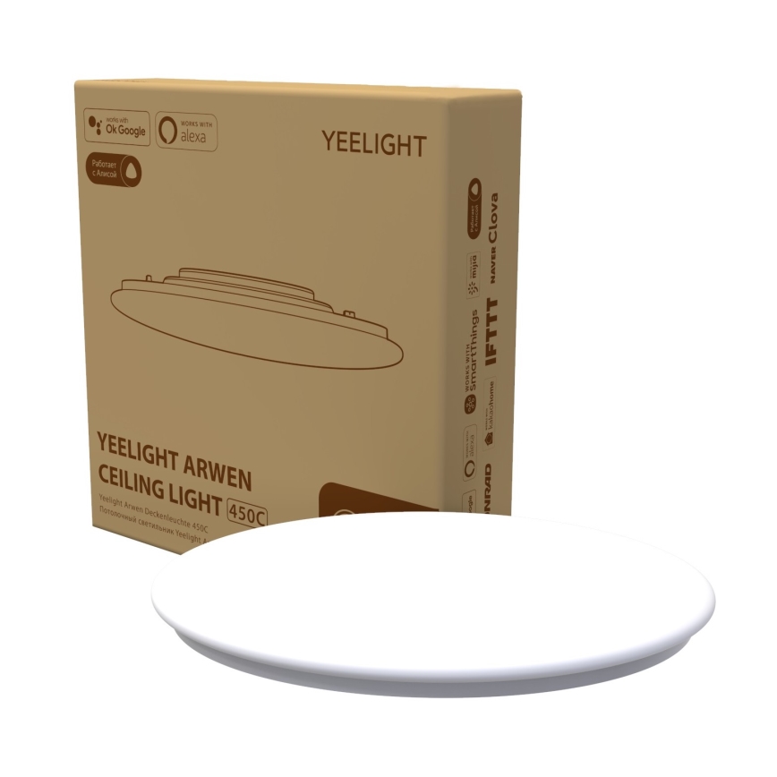 Yeelight - LED RGB Dimmable light ARWEN 450C LED/50W/230V IP50 CRI 90 + remote control Wi-Fi/BT