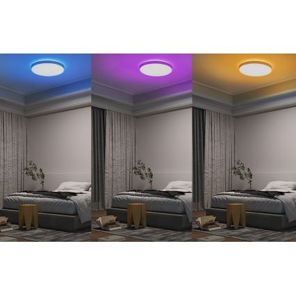 Yeelight - LED RGB Dimmable ceiling light ARWEN 450S LED/50W/230V CRI 90 + remote control Wi-Fi/BT