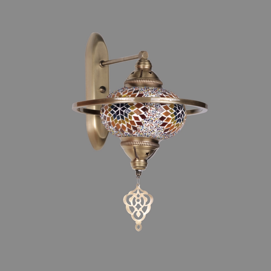YENI Wall Lamp 1xE27/40W/230V Bronze