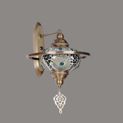 YENI Wall Lamp 1xE27/40W/230V Bronze