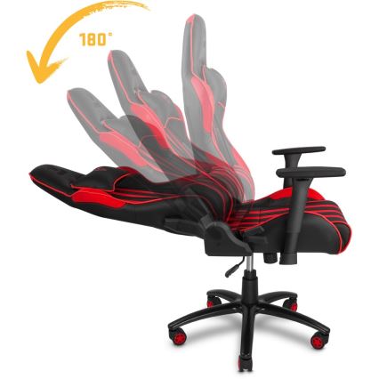 Yenkee - Gaming chair black/red