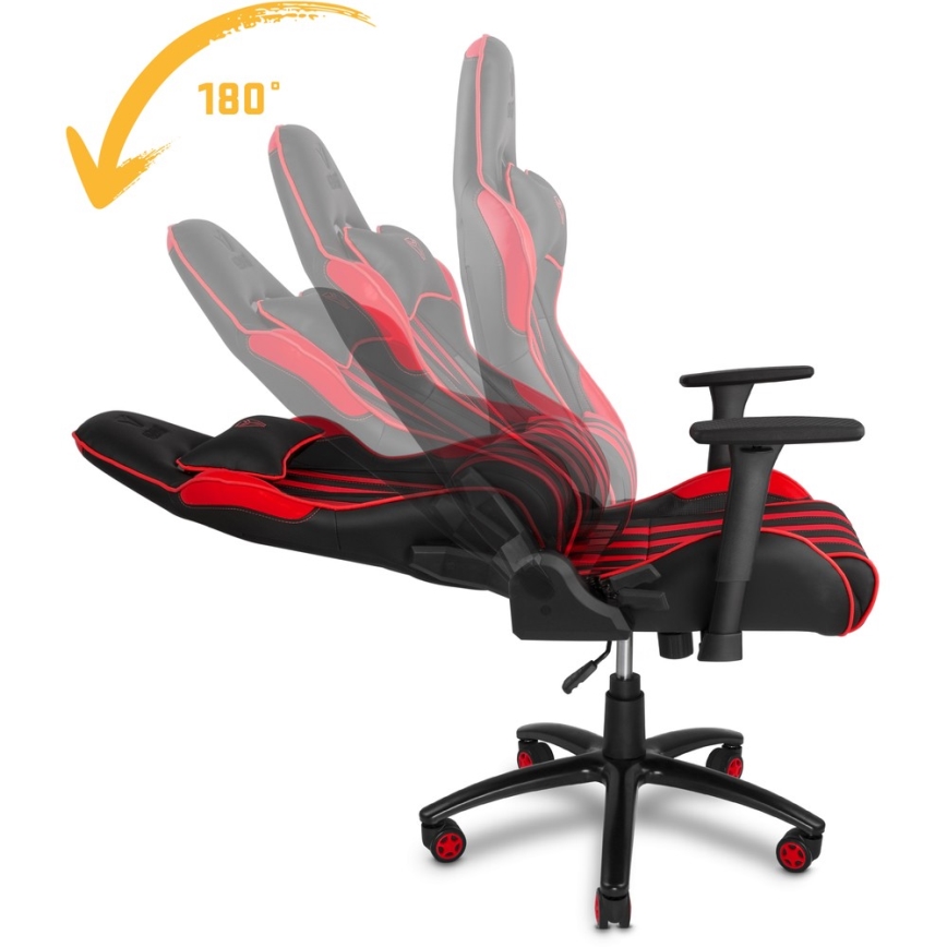 Yenkee - Gaming chair black/red